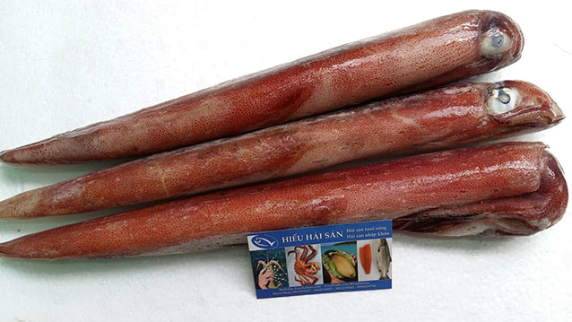 mực ống đỏ cao cấp