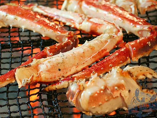 Cua Hoàng Đế Alaska nướng BBQ