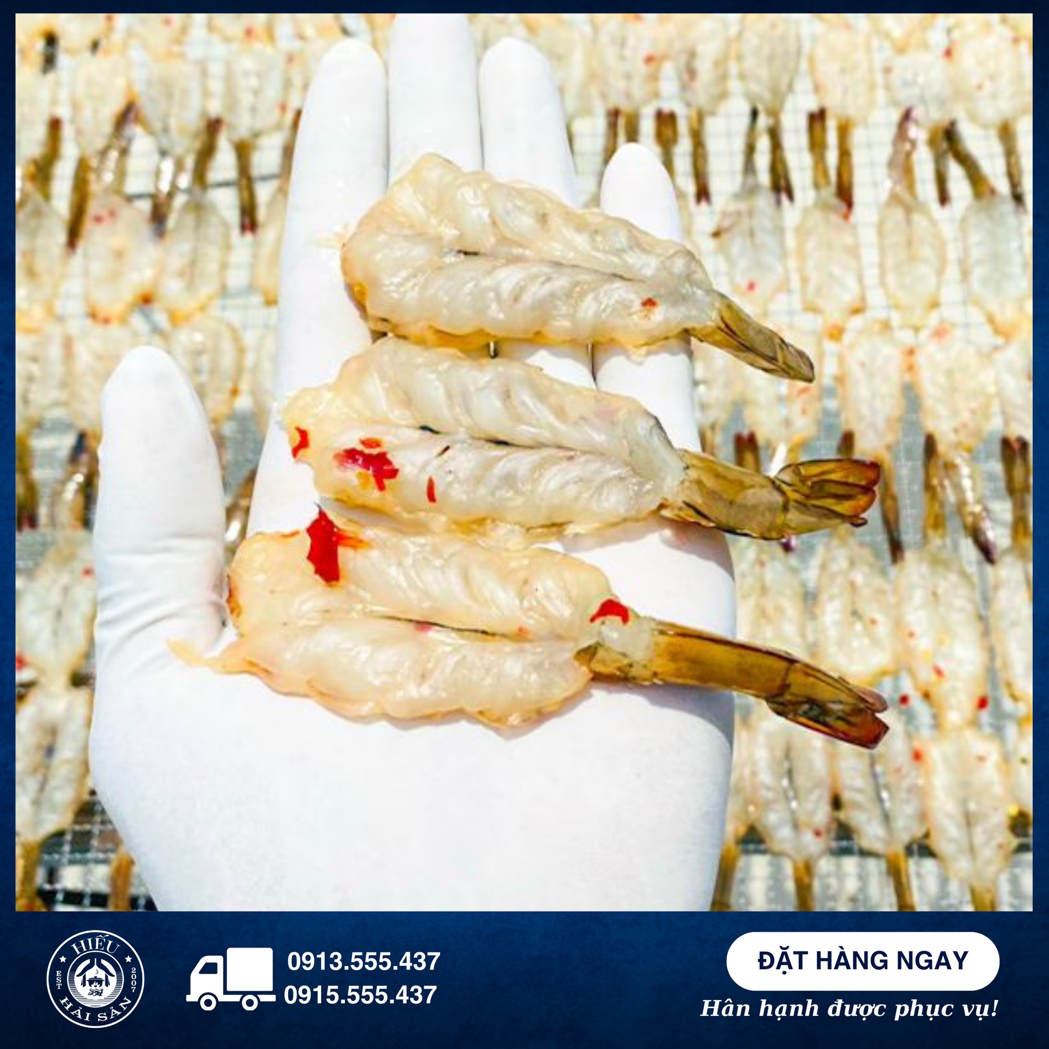 Tôm xẻ 2 nắng (250g)