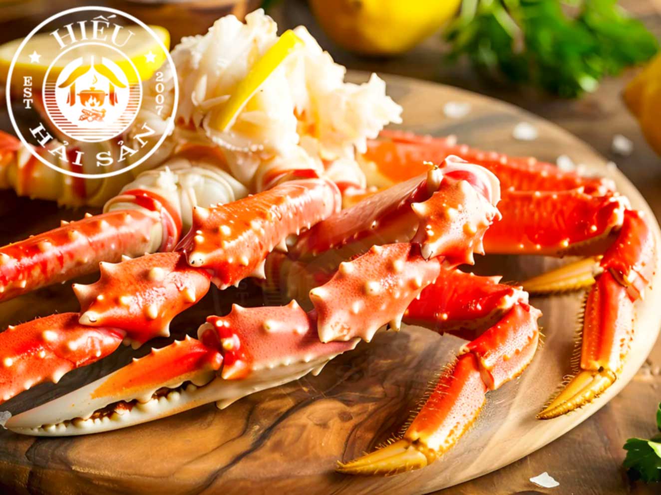 Cua Hoàng Đế Sốt Bơ Tỏi 