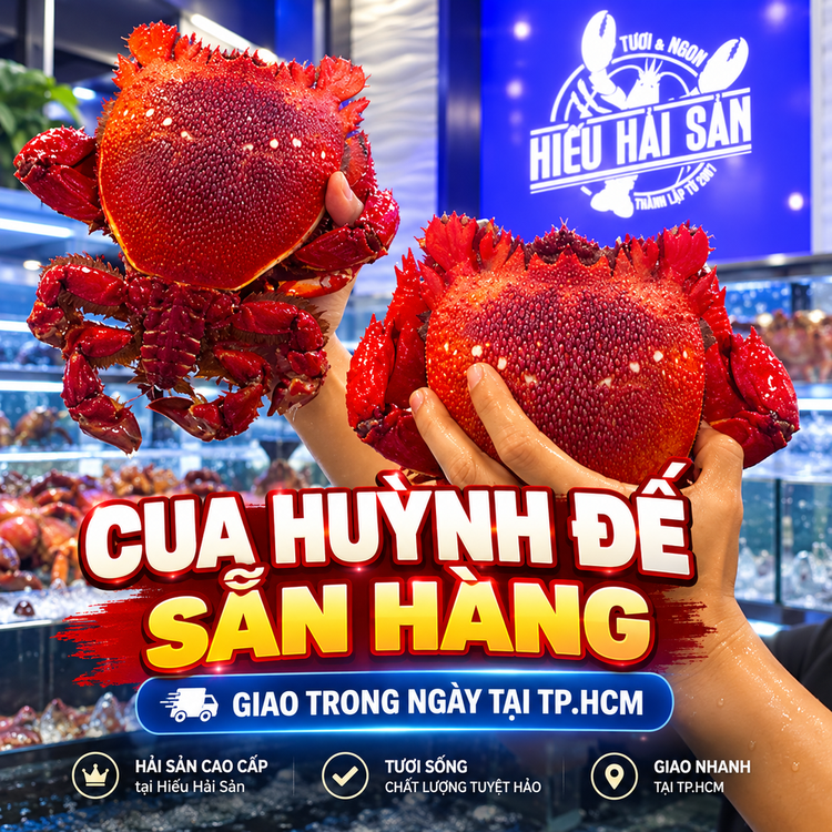 Cua Huỳnh Đế Sẵn Hàng – Giao Nhanh Trong Ngày Tại TP.HCM